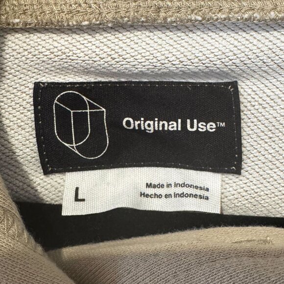 Tan Original Use Pullover Hoodie - Size Large - Picture 3 of 6